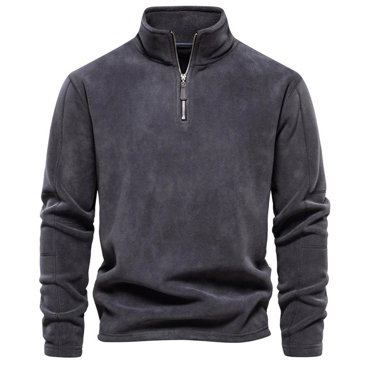 Men’s Stand Collar Fleece Jumper | Warm, Comfortable and Modern Design