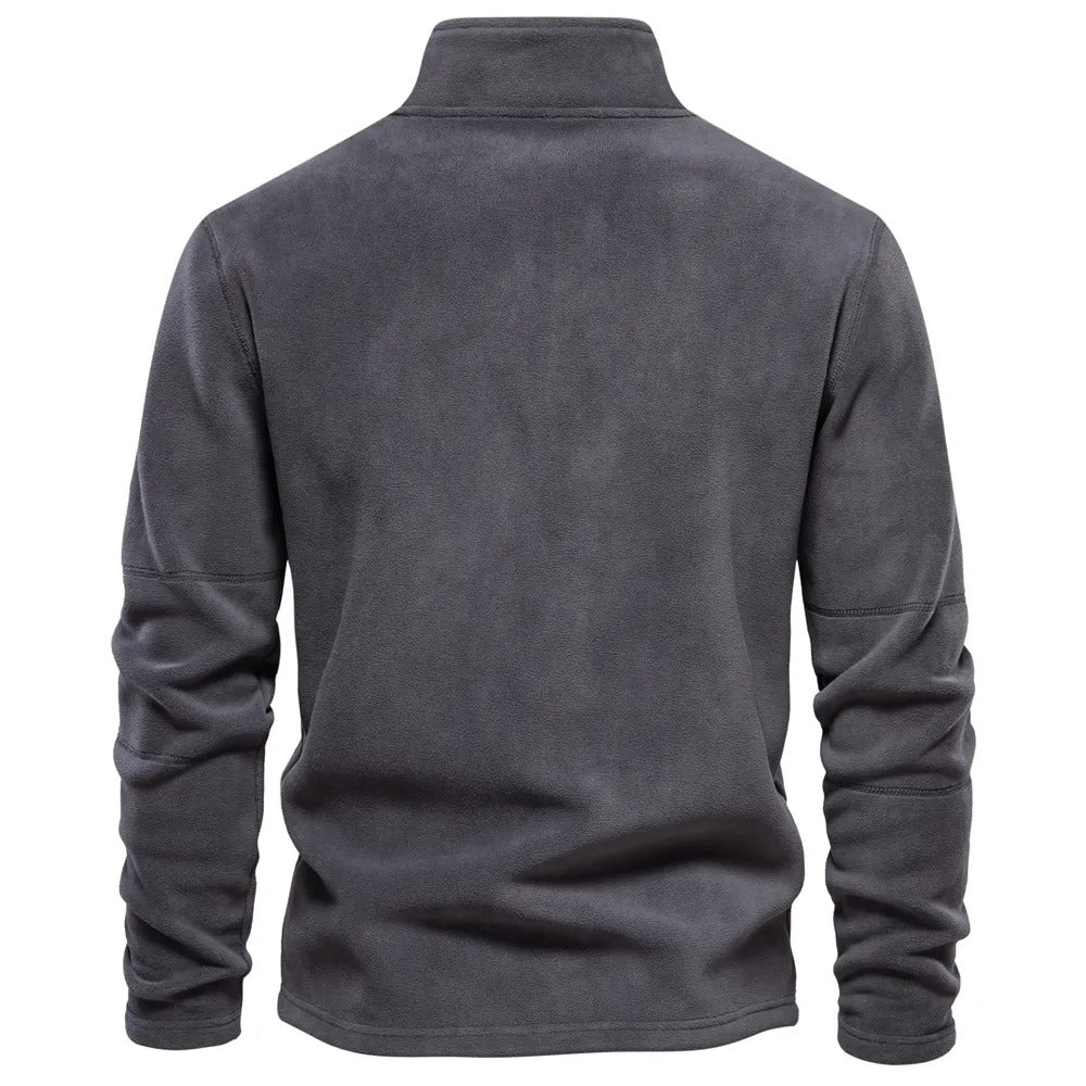 Men’s Stand Collar Fleece Jumper | Warm, Comfortable and Modern Design