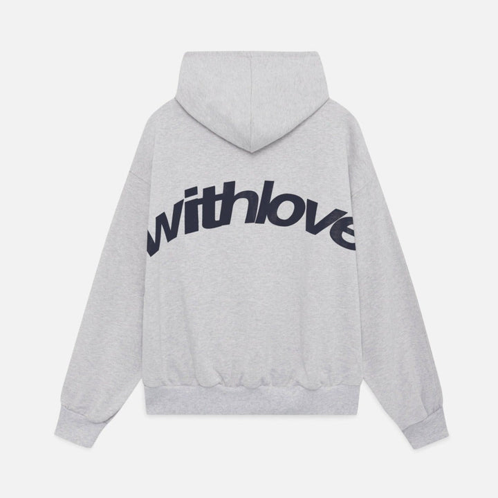Oversized Hoodie with “With Love” Back Print – Relaxed Streetwear Style