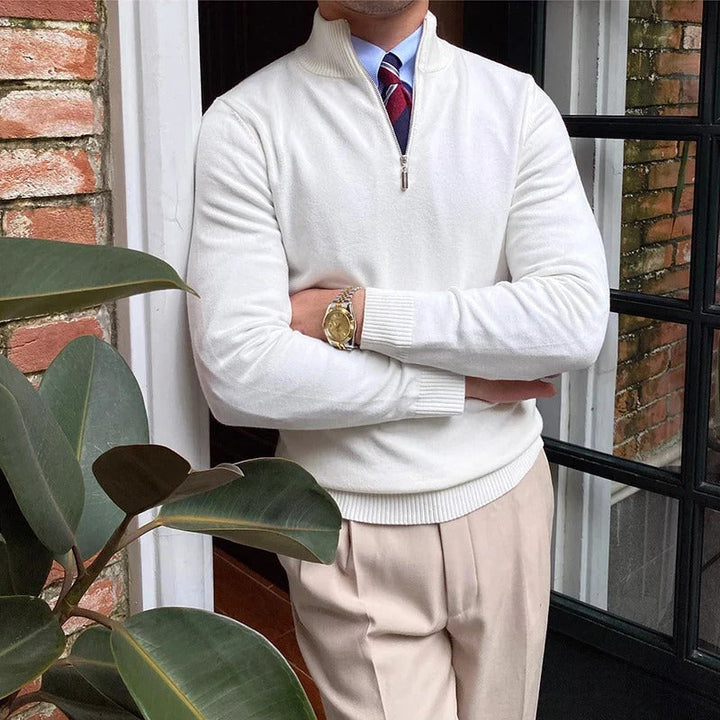 Men’s Quarter Zip Jumper – Modern Knit with Effortless Style