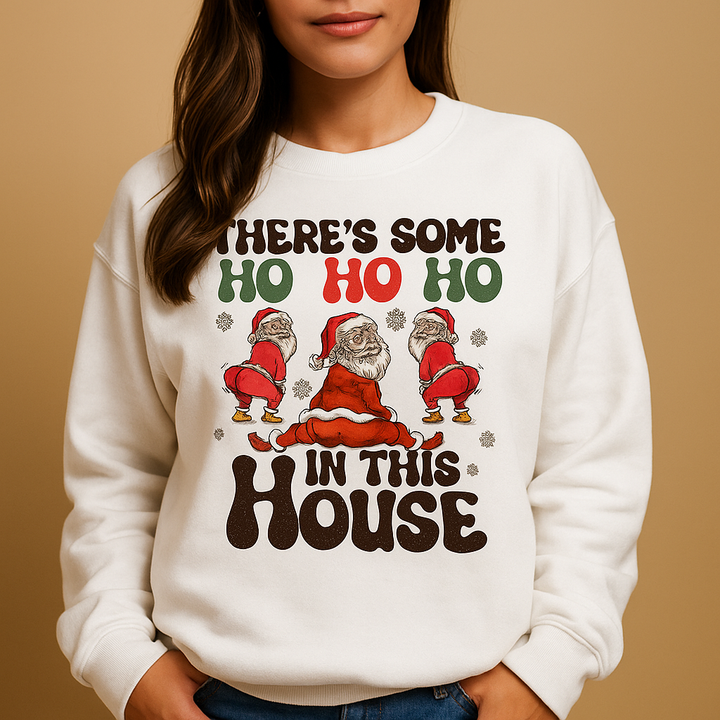Women’s Christmas Sweater with Festive Pattern
