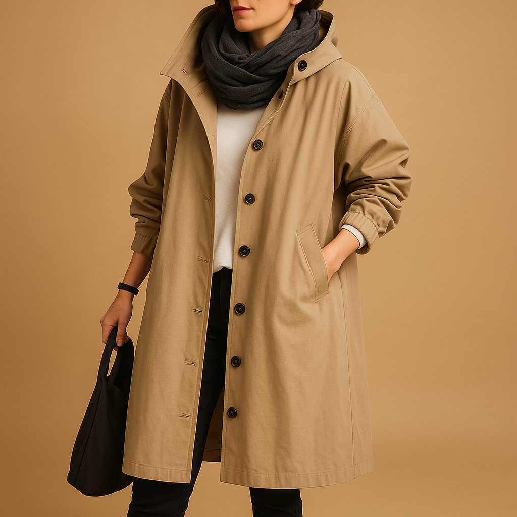 Women’s Long Waterproof Rain Coat – Full Length Raincoat