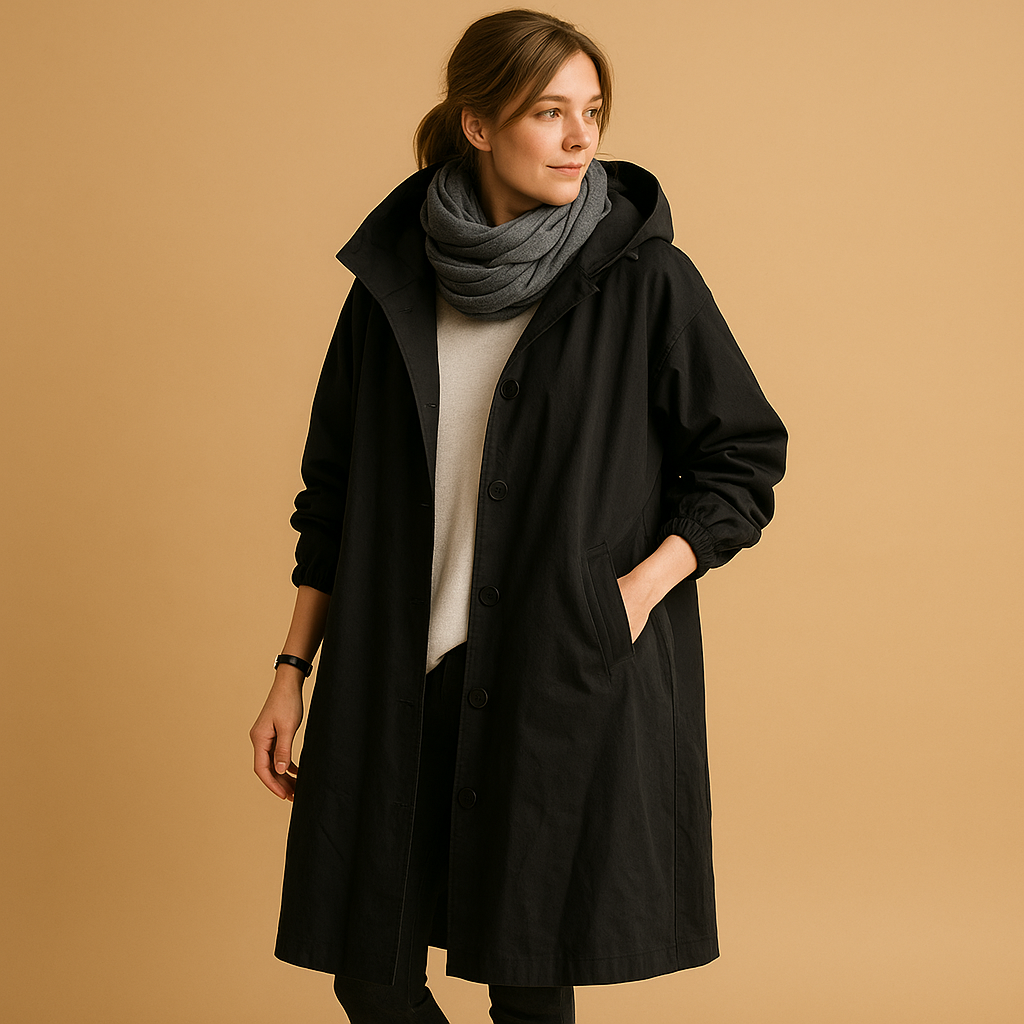 Women’s Long Waterproof Rain Coat – Full Length Raincoat