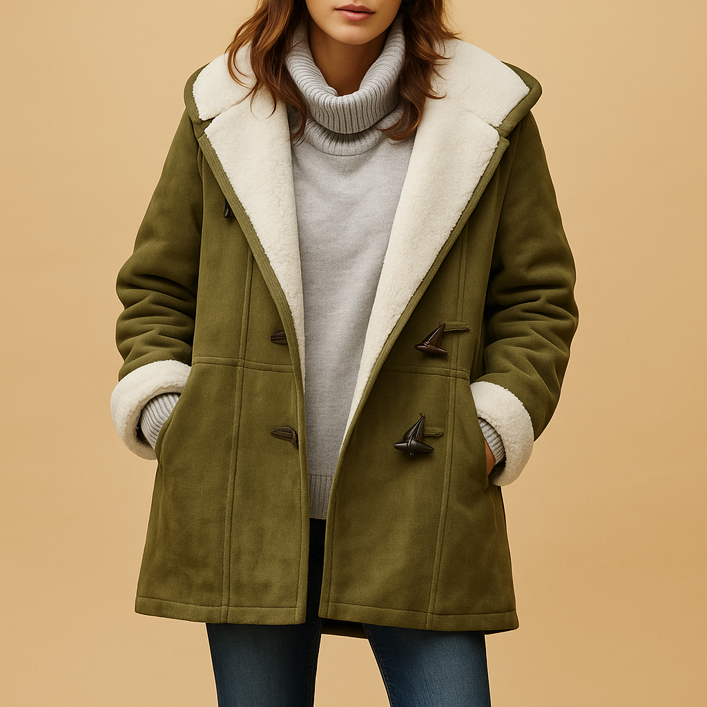Women’s Long Cardigan with Hood – Soft & Warm
