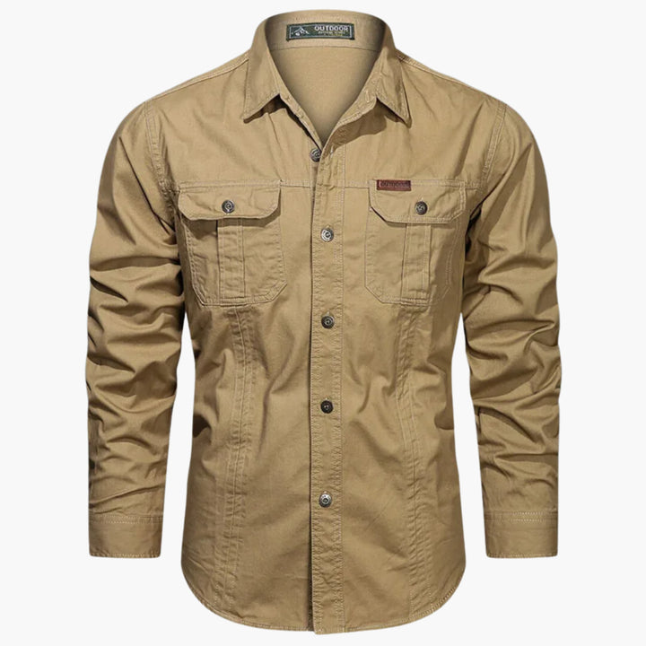 Men’s Outdoor Shirt with Chest Pockets and Button Front