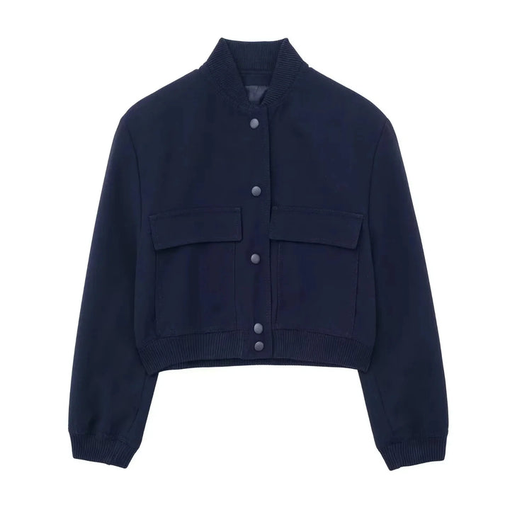 Cropped Bomber Jacket for Women | Modern Edge