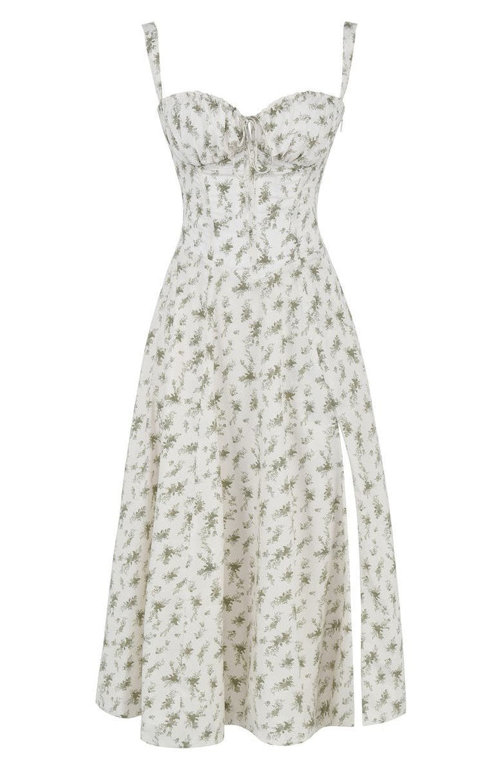 Corset Midi Dress for Women | Elegant Silhouette