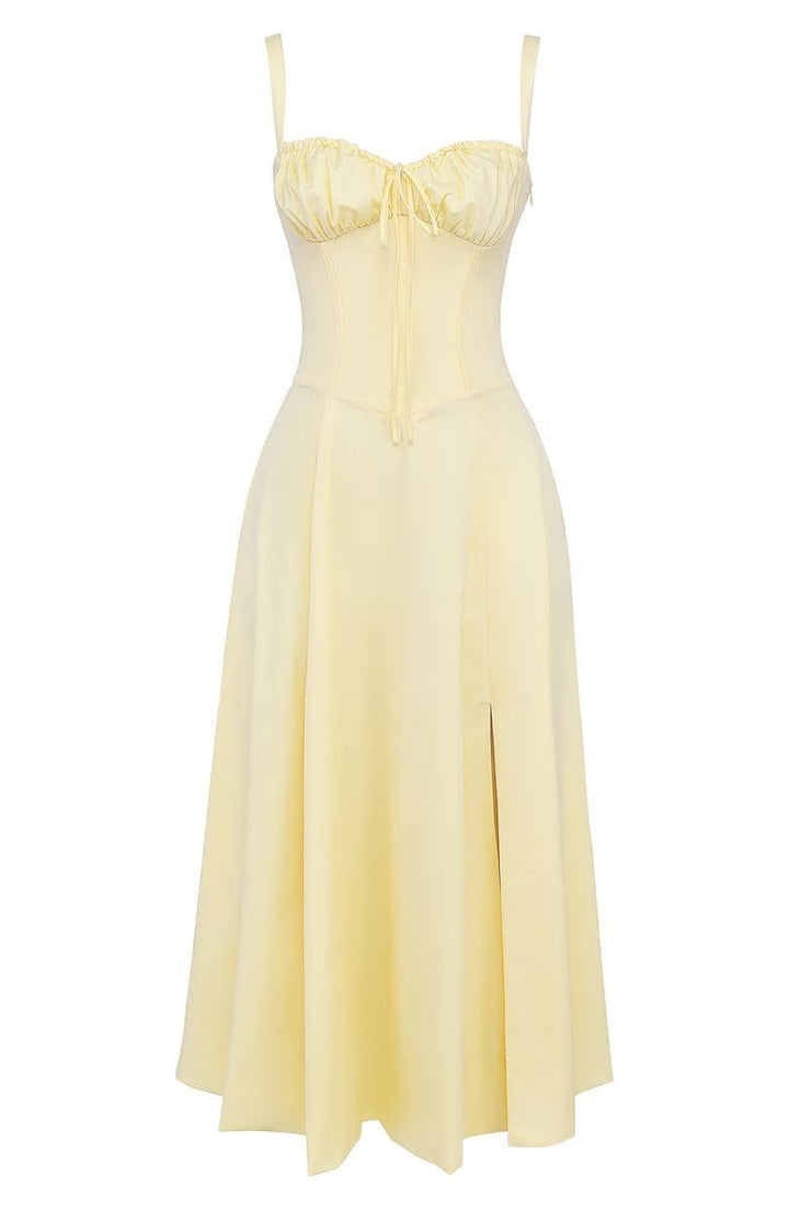 Corset Midi Dress for Women | Elegant Silhouette