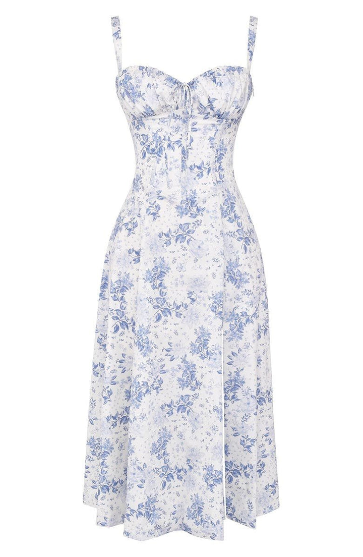 Corset Midi Dress for Women | Elegant Silhouette