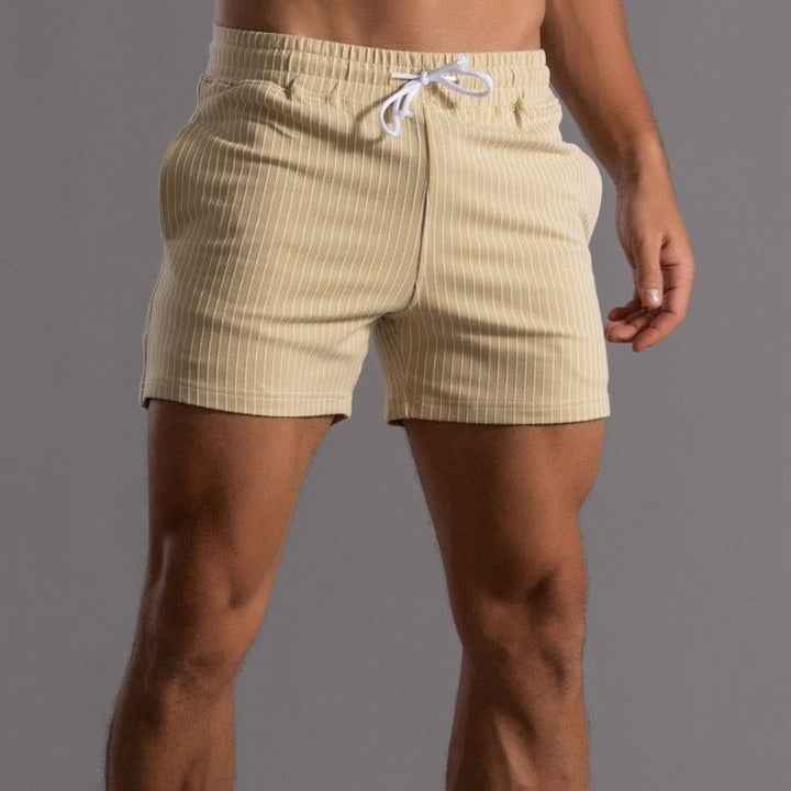 Men’s Striped Drawstring Shorts | Relaxed Fit