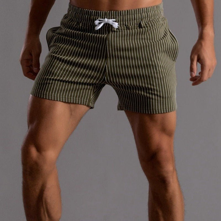 Men’s Striped Drawstring Shorts | Relaxed Fit
