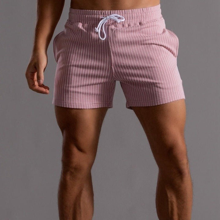 Men’s Striped Drawstring Shorts | Relaxed Fit