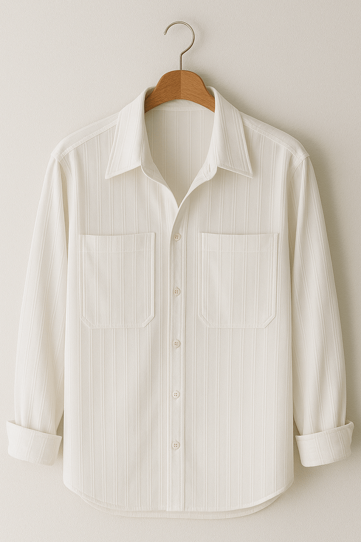 Men’s Striped Long Sleeve Shirt | Relaxed Fit