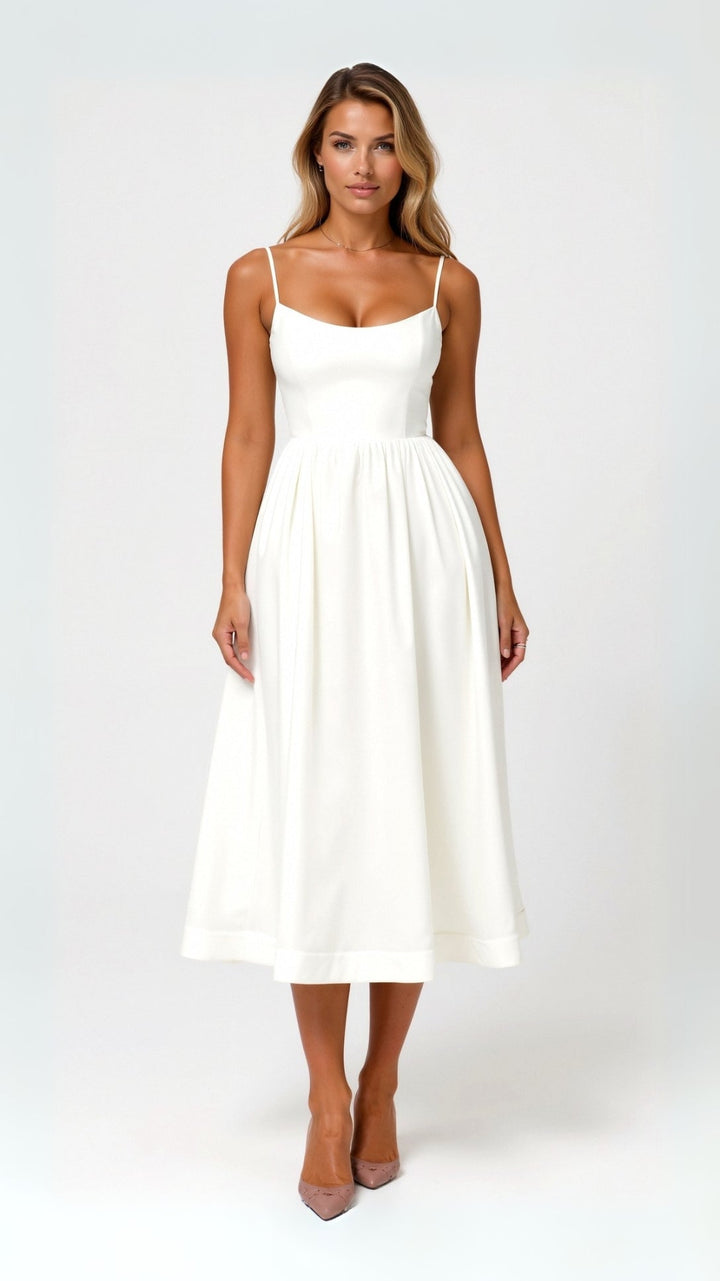 Flowy Midi Dress for Women | Effortless Elegance