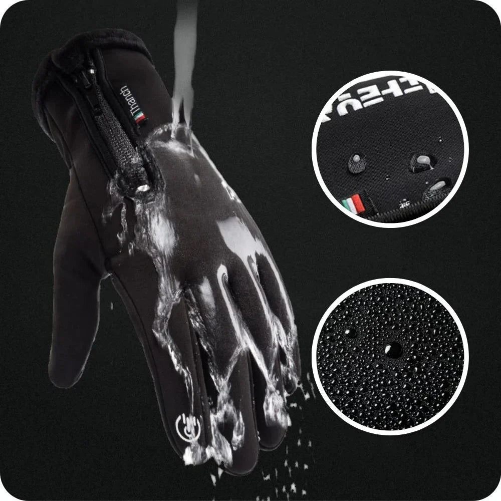 Water-Resistant Winter Gloves with Touchscreen Function – Breathable & Insulated