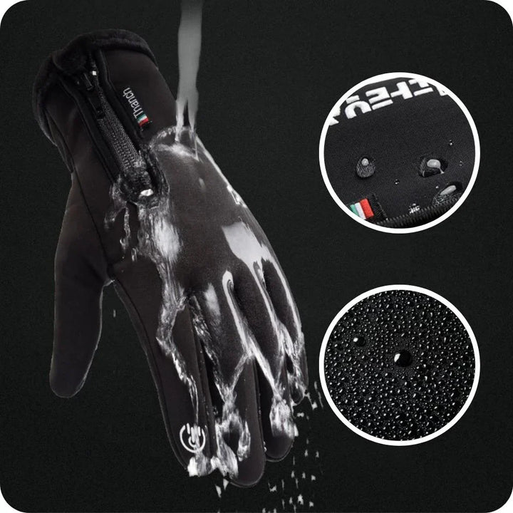 Water-Resistant Winter Gloves with Touchscreen Function – Breathable & Insulated