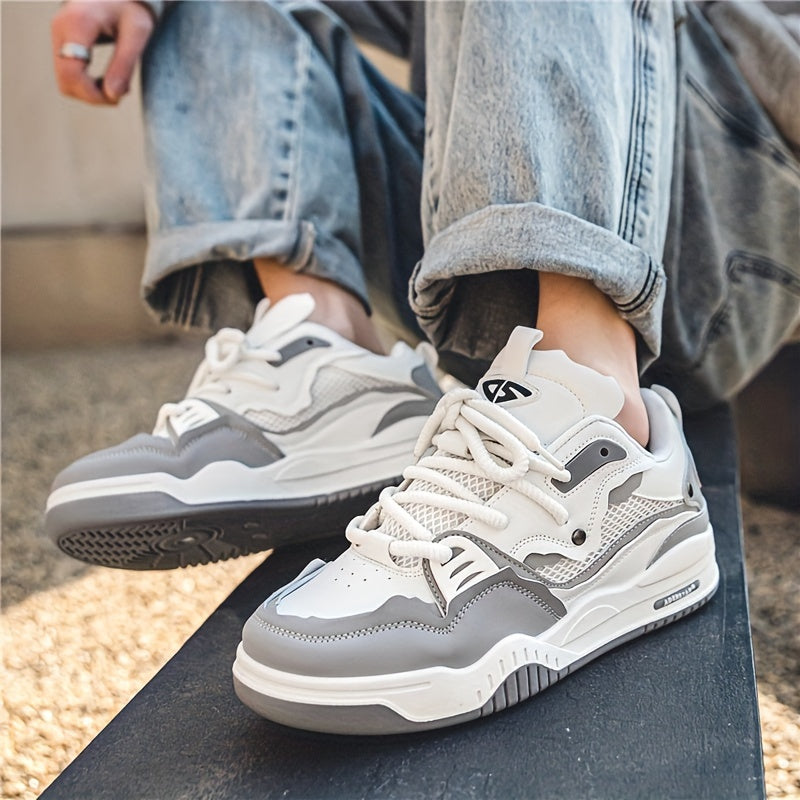 Men’s Chunky Trainers with Thick Sole – Sporty Casual Style