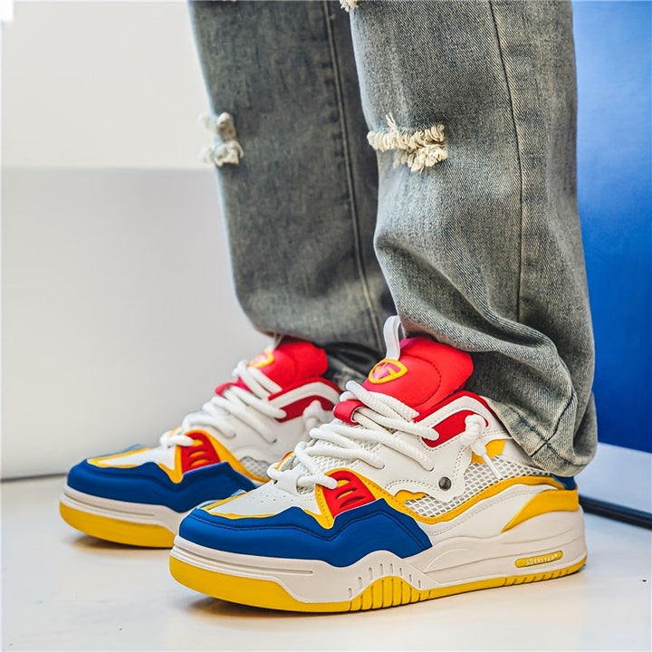 Men’s Chunky Trainers with Thick Sole – Sporty Casual Style