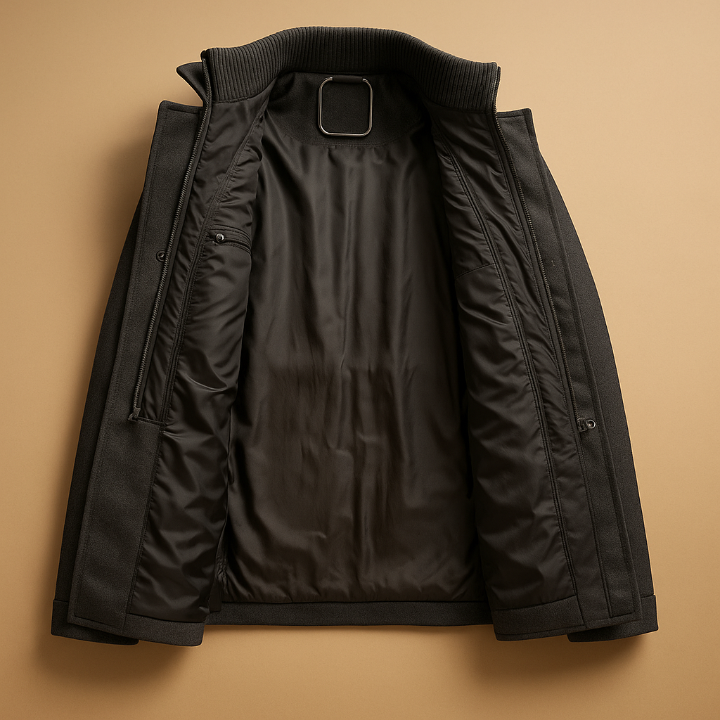 Men’s Slim Fit Two-Piece Winter Coat